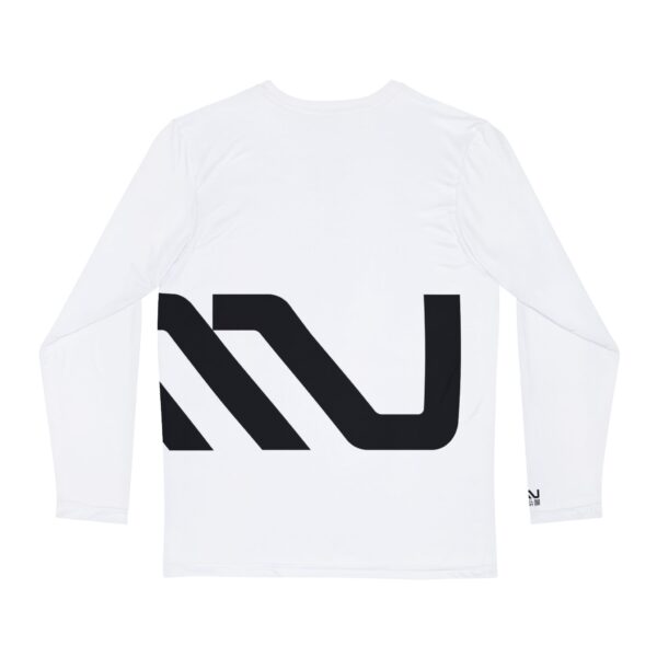 Men's Long Sleeve Performance Shirt - Modern WRAP AROUND Graphic Design - Image 2
