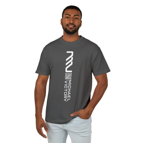 Faded Colour - Unisex Heavyweight Cotton Tee - Michael Victory Design - Image 2